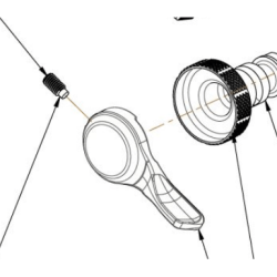 Parafuso Fox M3 x 5 x 6 (manipulo Amort.)