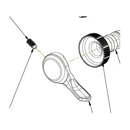 Parafuso Fox M3 x 5 x 6 (manipulo Amort.)