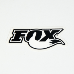 Adhesivo Logo Fox Negro (7.5cm)