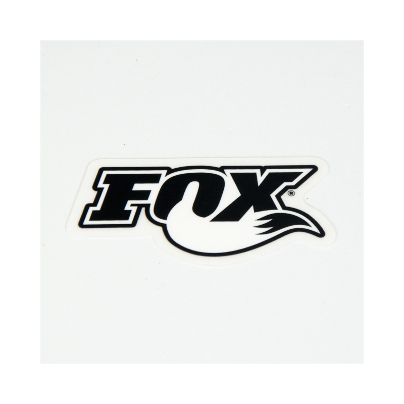 Adhesivo Logo Fox Negro (7.5cm)