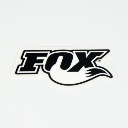 Adhesivo Logo Fox Negro (7.5cm)