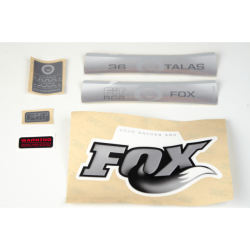 Adhesivo FOX 2010, 36, Talas III, RC2, B/W, BLanco