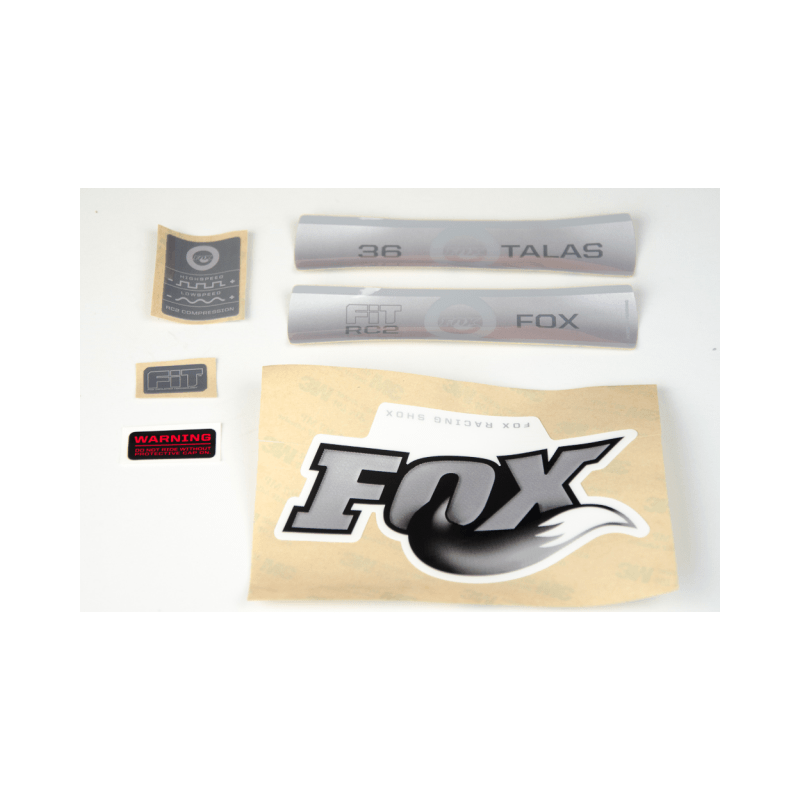 Adhesivo FOX 2010, 36, Talas III, RC2, B/W, BLanco