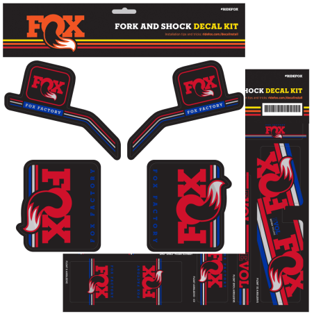 Adhesivo FOX AM Heritage Rojo/Blanco/Azul