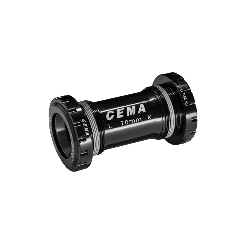 Movimento Pedaleiro Cema ITA para FSA386/Rotor 30mm - Ceramic - Preto