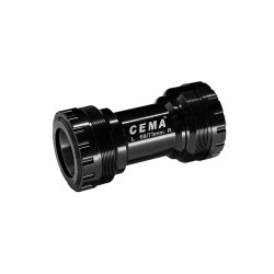 Pedalier Cema T47 para FSA386/Rotor 30 mm - Stainless Steel - Negro