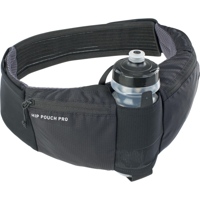 HIP POUCH PRO + BIDÓN 0,55L BLACK