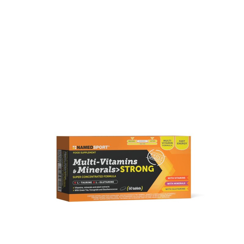 Pastillas NamedSport Multivitamins Minerals Strong