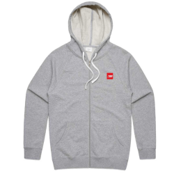 Sudadera C/Capucha y Cremallera SANTA CRUZ PATCH ZIP Gris