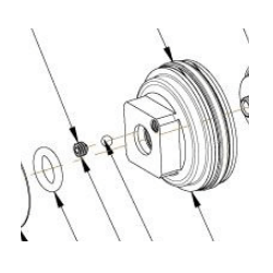 Parafuso Amortecedor Fox  Float CTD