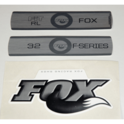 Adhesivo FOX 2010, F-Series, RL, B/W, Blanco