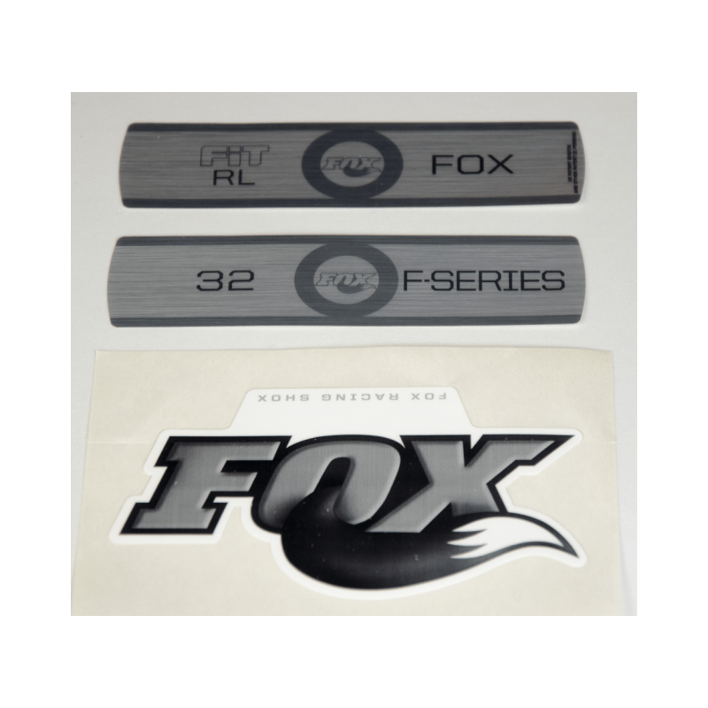 Adhesivo FOX 2010, F-Series, RL, B/W, Blanco