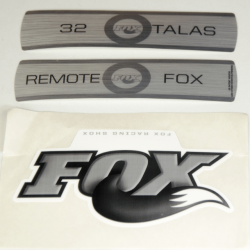 Autocolantes Fox 32 Talas III Remote Branco 2010