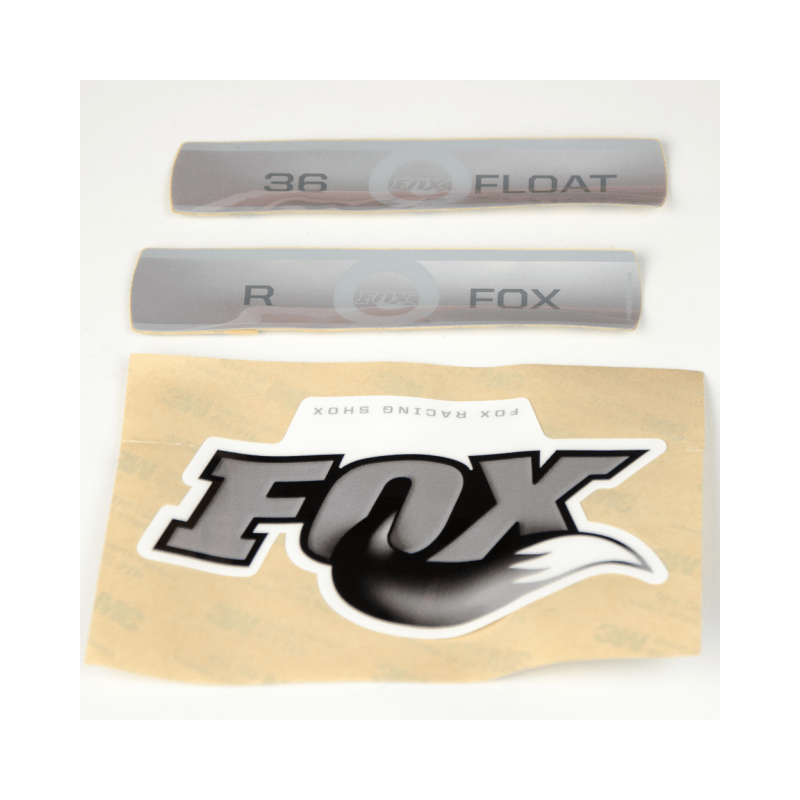 Adhesivo FOX 2010, 36, Float, R, O/B, B/W, Blanco