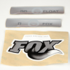 Adhesivo FOX 2010, 36, Float, R, O/B, B/W, Blanco