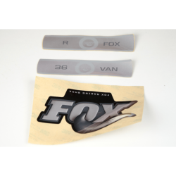 Autocolantes Fox 36 Van R Preto 10