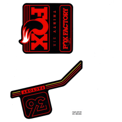Adhesivo FOX 36 Factory Series Rojo2016