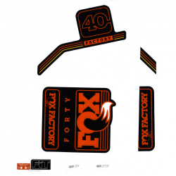 Adhesivo FOX 40 Factory Series Naranja 2016