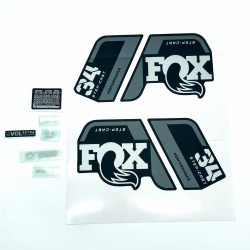Autocolantes Fox 34 SC P-S Cinza 2021