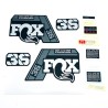 ADESIVO FOX 36 P-SE GRAY LOG MATTE BLACK 2021