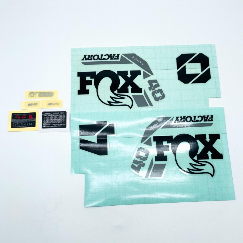 AUTOCOLANTES FOX 40 F-S BLACK 2021