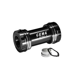 Pedalier Cema BB30 para SRAM GXP - Stainless Steel - Negro