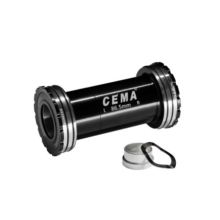 Movimento Pedaleiro Cema BB386 para SRAM GXP - Stainless Steel - Preto