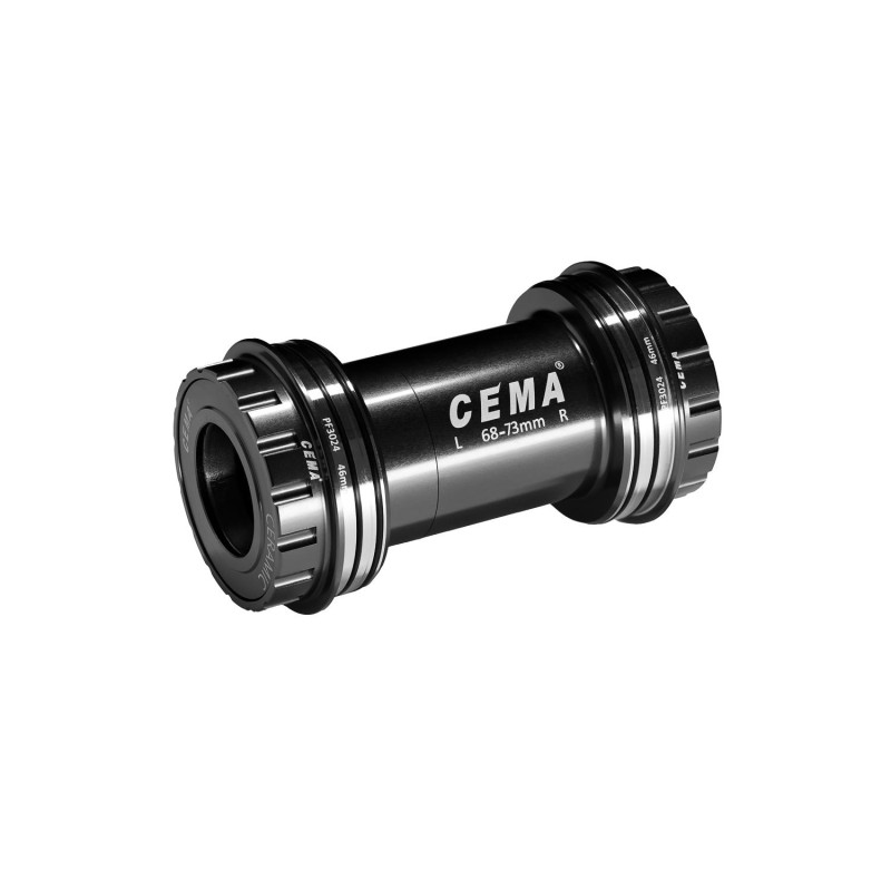 Movimento Pedaleiro Cema PF30 para Shimano - Ceramic - Preto