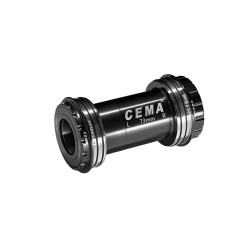 Pedalier Cema PF30A Cannondale assymetrisch - Stainless Steel - Negro