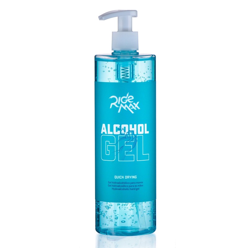 Álcool Gel RideMax com dispensador 500 ml