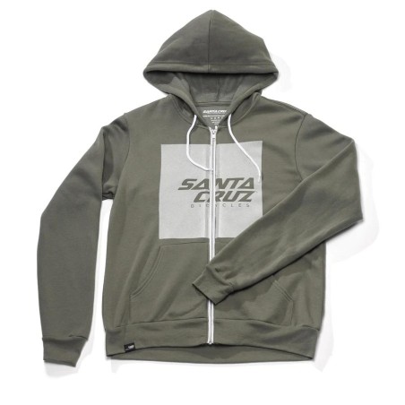 SUDADERA SQUARED ZIP HOODY