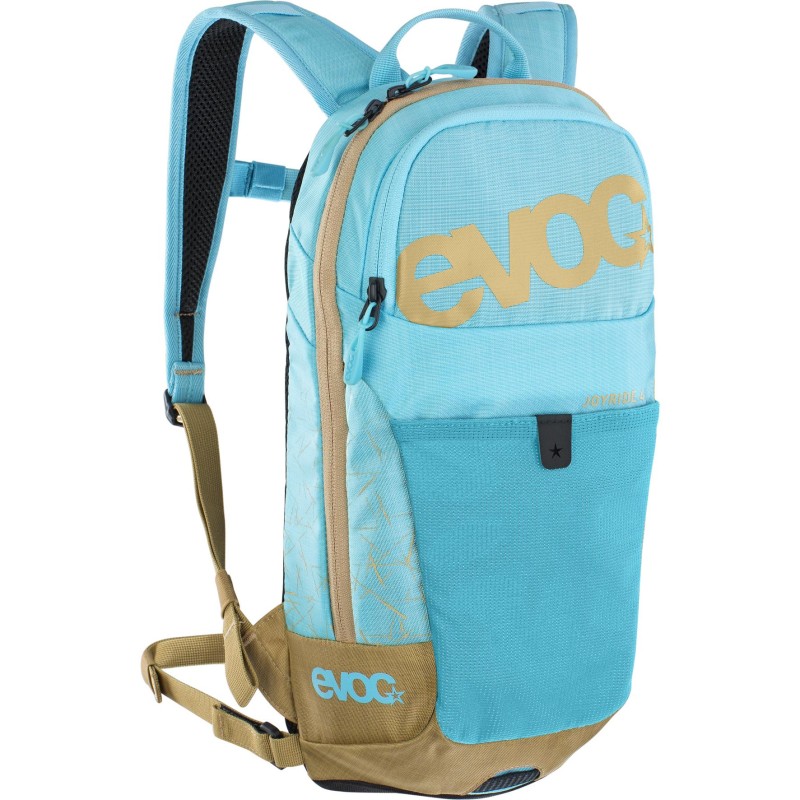 MOCHILA JOYRIDE 4 NEON BLUE - GOLD