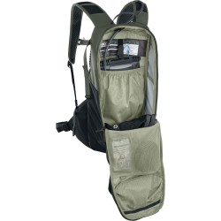 MOCHILA RIDE 12 DARK OLIVE - BLACK