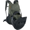 MOCHILA RIDE 12 + HYDRATION BLADDER 2L DARK OLIVE - BLACK