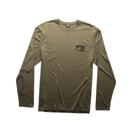 T-Shirt M. Comp FOX Textured Verde