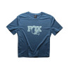 T-Shirt Mujer FOX Textured Boxy Azul