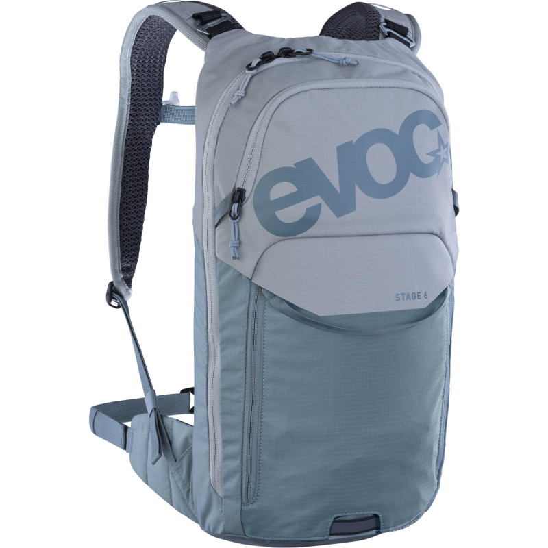 MOCHILA STAGE 6 + HYDRATION BLADDER 2L STONE - STEEL