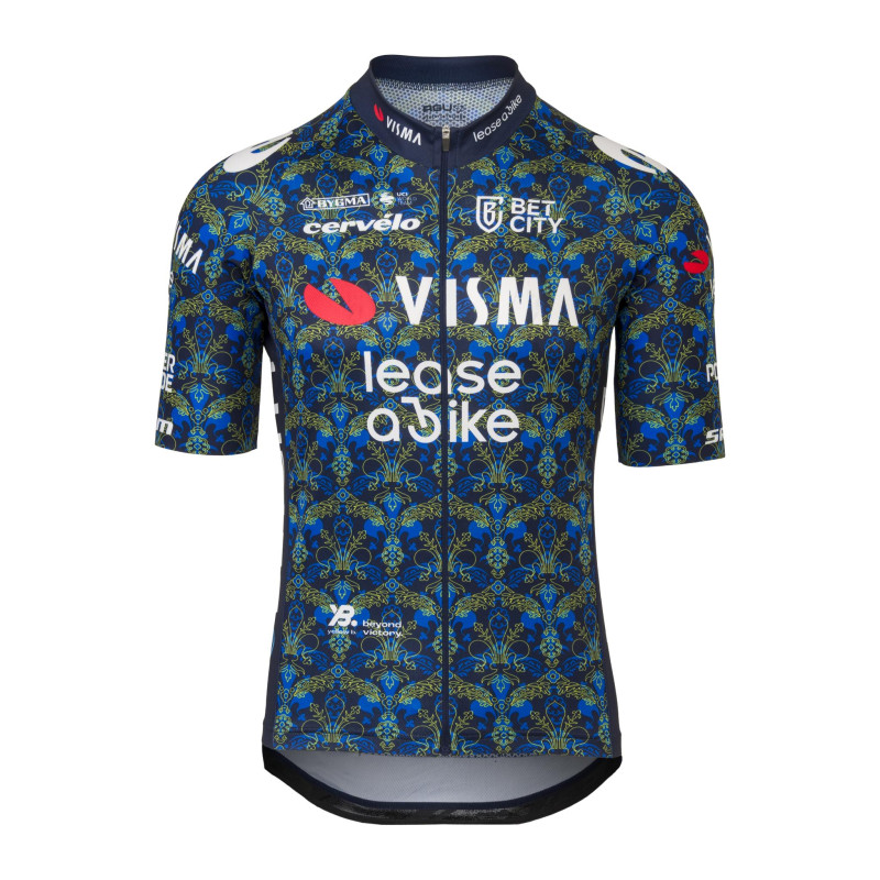 Jersey AGU Replica Visma   Lease a Bike Men TdF 2024