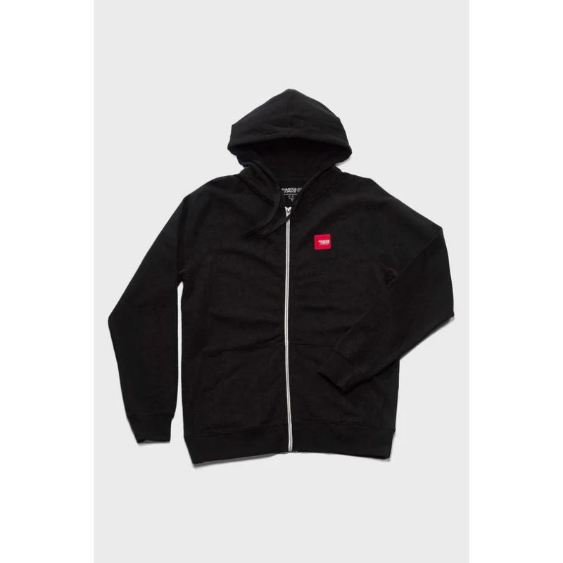 SUDADERA PATCH ZIP HOODIE