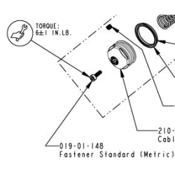 PARAFUSO FOX SOCKET HEAD CAP M2.5 X 8MM