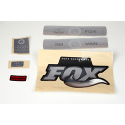 Autocolantes Fox 36 Van RC2 Preto 10