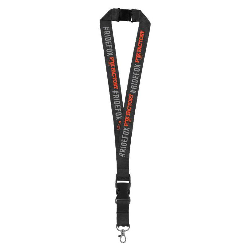 Cinta FOX Lanyard Negro