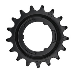 Sprocket R Shimano 17T Chromoly Black 3 32 