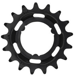 Sprocket R Shimano 17T Chromoly Black 1 8 