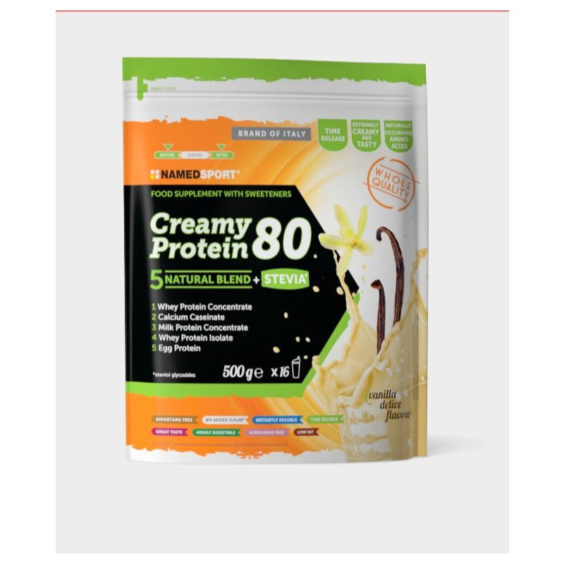 Po Named Creamy Protein 80 Vanilla Delice 500g