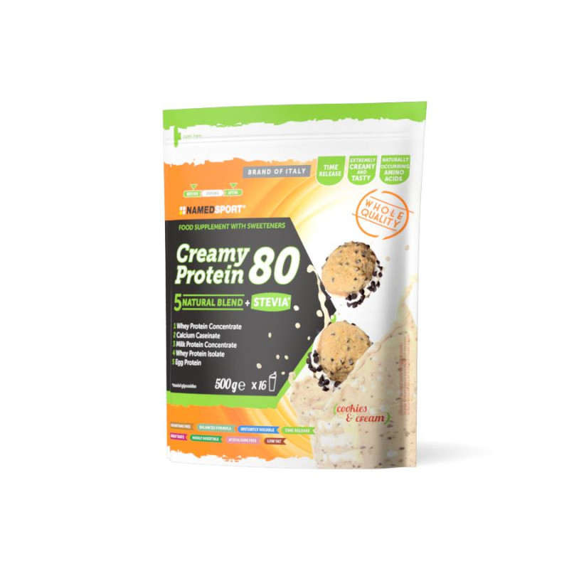 Po Named Creamy Protein 80 Cookies Cream 500g