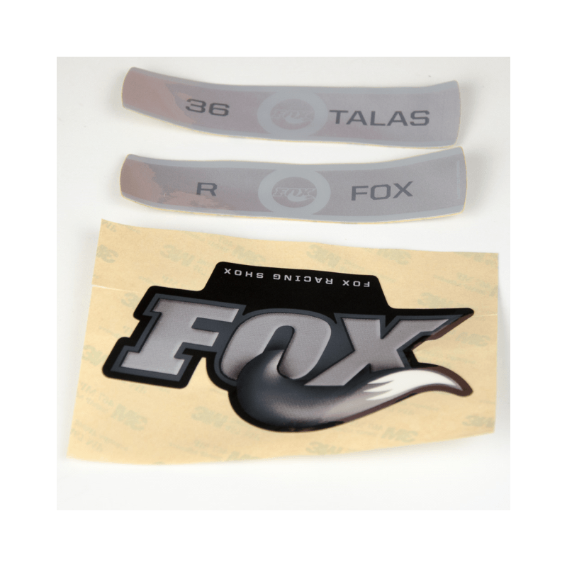 Adhesivo FOX 09-10, 36, Talas III, R, B/W, Negro