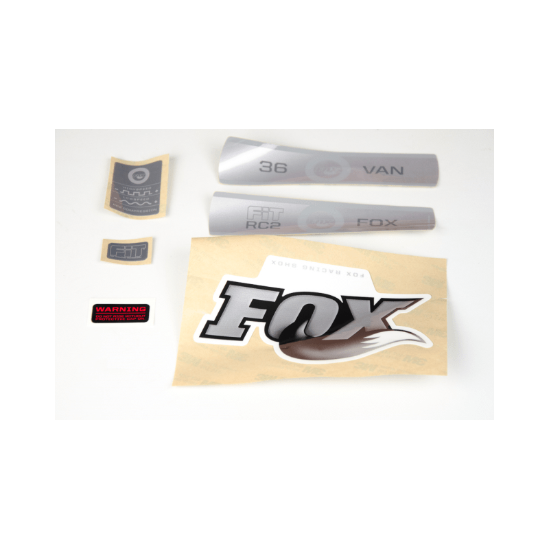 Autocolantes Fox 36 Van RC2 Fit Branco 10