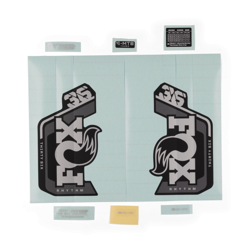 Adhesivos FOX 36 RHYTHM/E-Tune Gris  2024