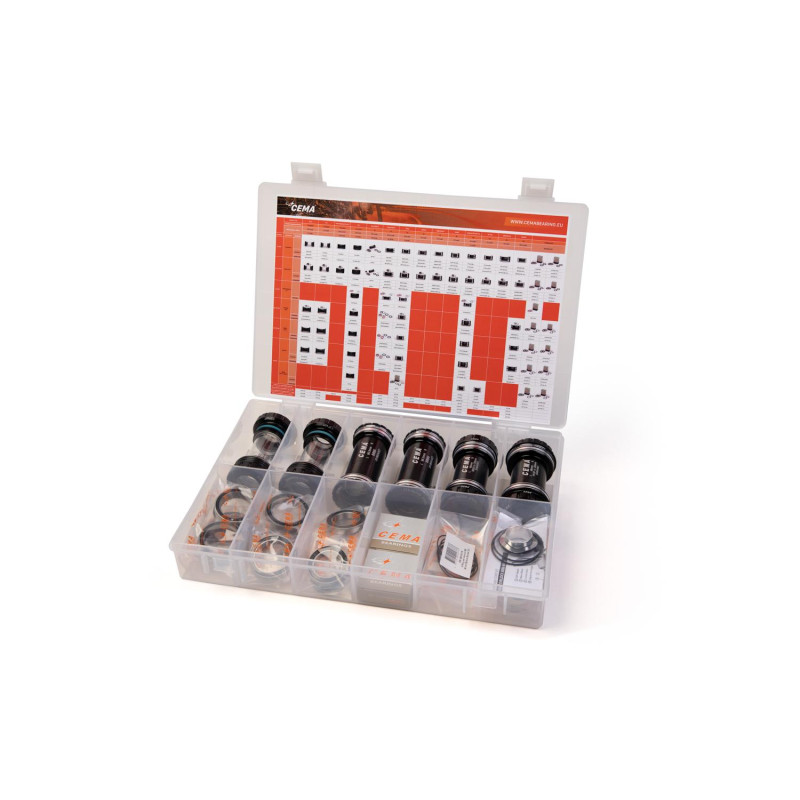 Movimento Pedaleiro Cema Assorted Bottom Bracket box - Stainless